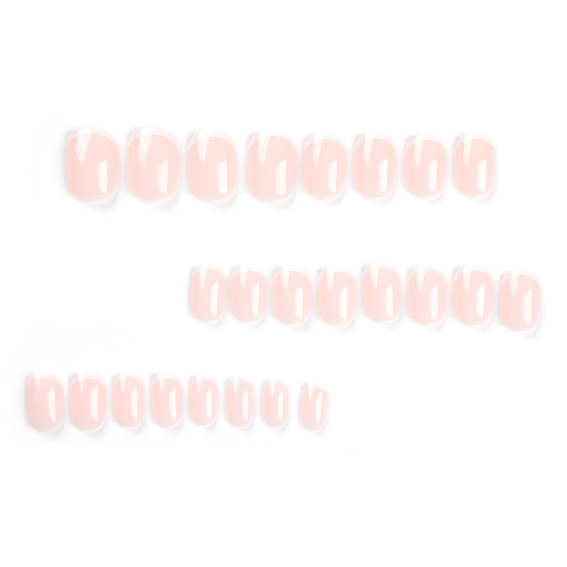 Manicura desgaste uñas desnudas pegatinas esmalte de uñas acabado desgaste esmalte de uñas falso simple esmalte de uñas