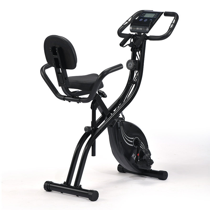 Comercio exterior exclusivamente para ventas directas de fábrica de bicicletas estáticas verticales domésticas, bicicletas magnéticas para interiores silenciosas, equipos de fitness X BIKE