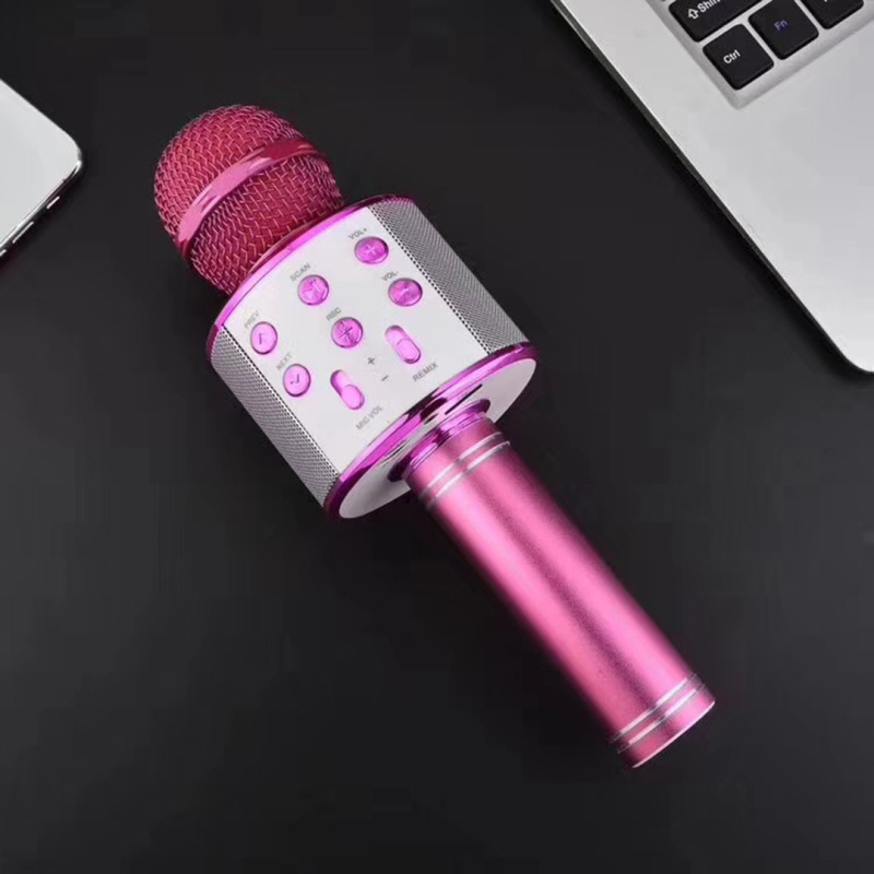 858 マイク TPC 充電ポート英語 Bluetooth スピーカーマイク携帯電話ワイヤレスカラオケライブ放送コンデンサーマイクサウンドカード|undefined