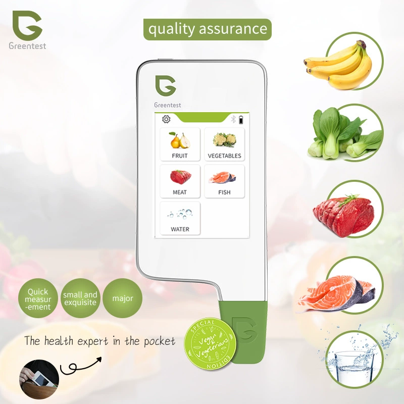 Трансграничный детектор пищевых продуктов Greentest 3FT с емкостным экраном для овощей, фруктов, мяса, рыбы, воды, измерения радиации и нитратов