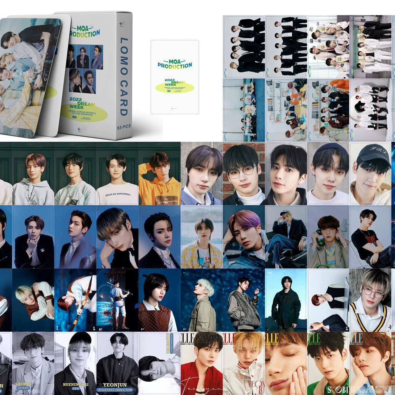 WZ общая цепь пятно 55 BTS STRAY KIDS INK TWICE открытка маленькая карточка LOMO карта