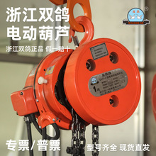 双鸽电动葫芦DHT-Z型环链电动提升机1t2t3吨固定式380V电动葫芦