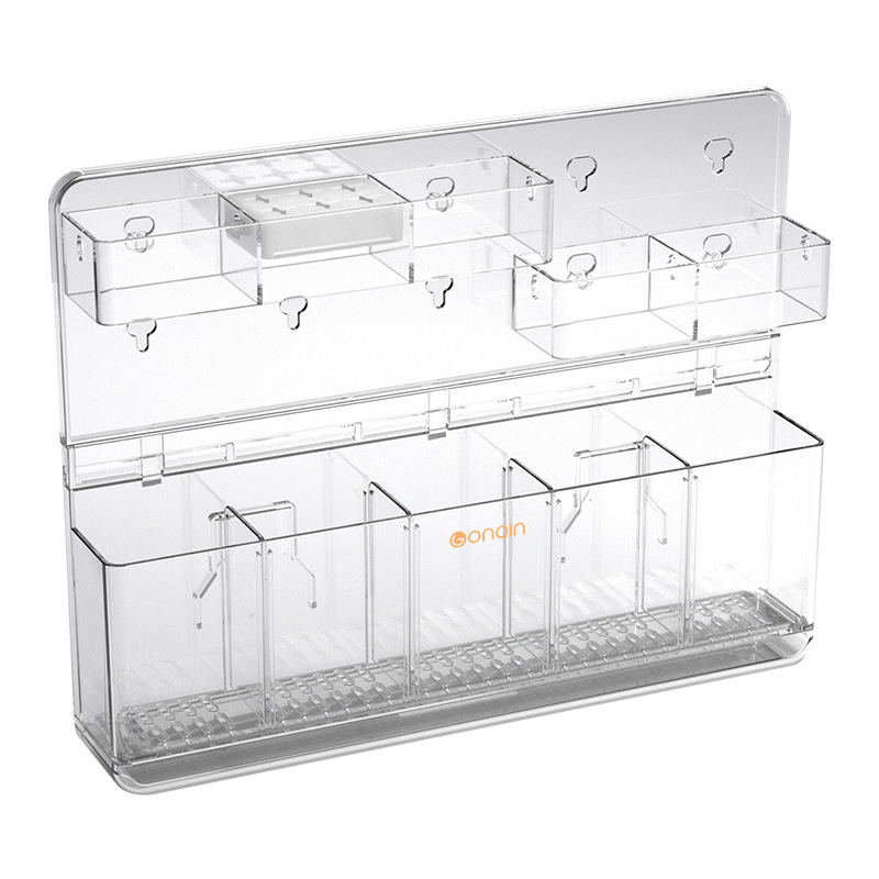 Straw Holder Multifunctional Kitchen Counter Utensil Storage and Organization Stand Disposable Straw Display and Storage Rack