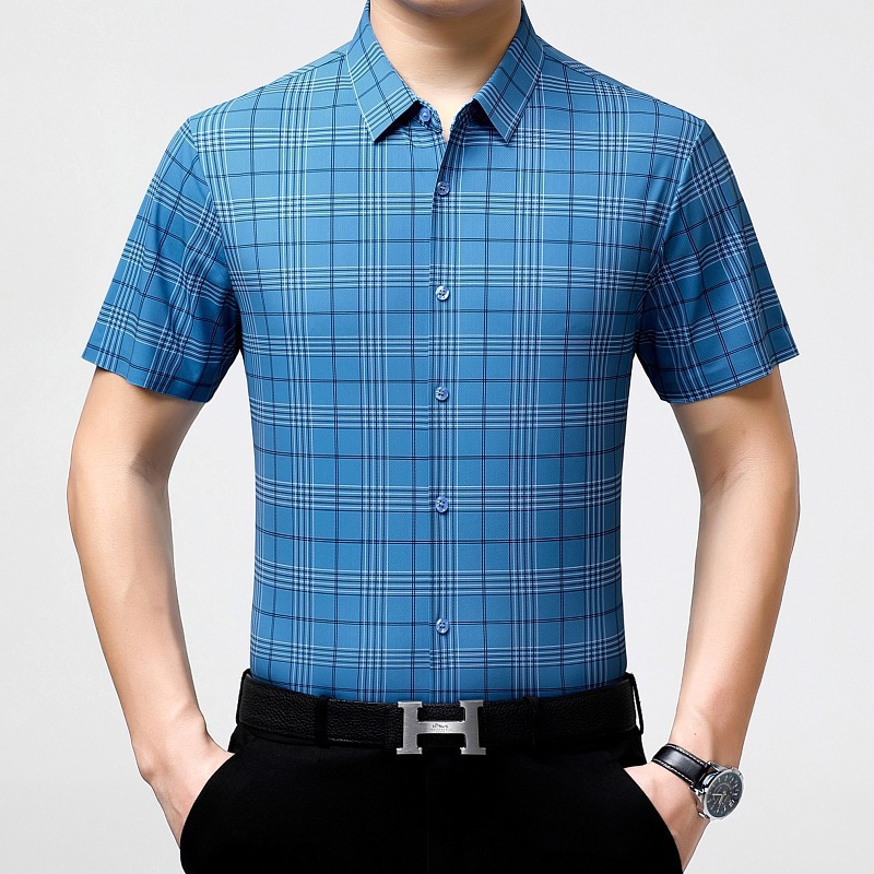 C5269 1630K ÁO SƠ MI NAM XINTYG ÁO LEN NGẮN TAY MÙA HÈ TRUNG NIÊN THỜI TRANG NAM LỤA TƠ TẰM G05 SẢN PHẨM MỚI