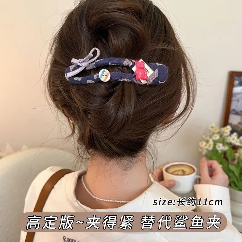 女性の後頭部用のかわいい犬のヘアピン 2025 新しいホットスタイルのハイエンドヘアピンカモノハシクリップ漫画の頭飾り|undefined
