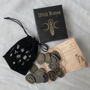 Witch Ru Nibi Rune Set Moisturizing Alchemics Memory Memory Memory Altar Altar Home Decoration