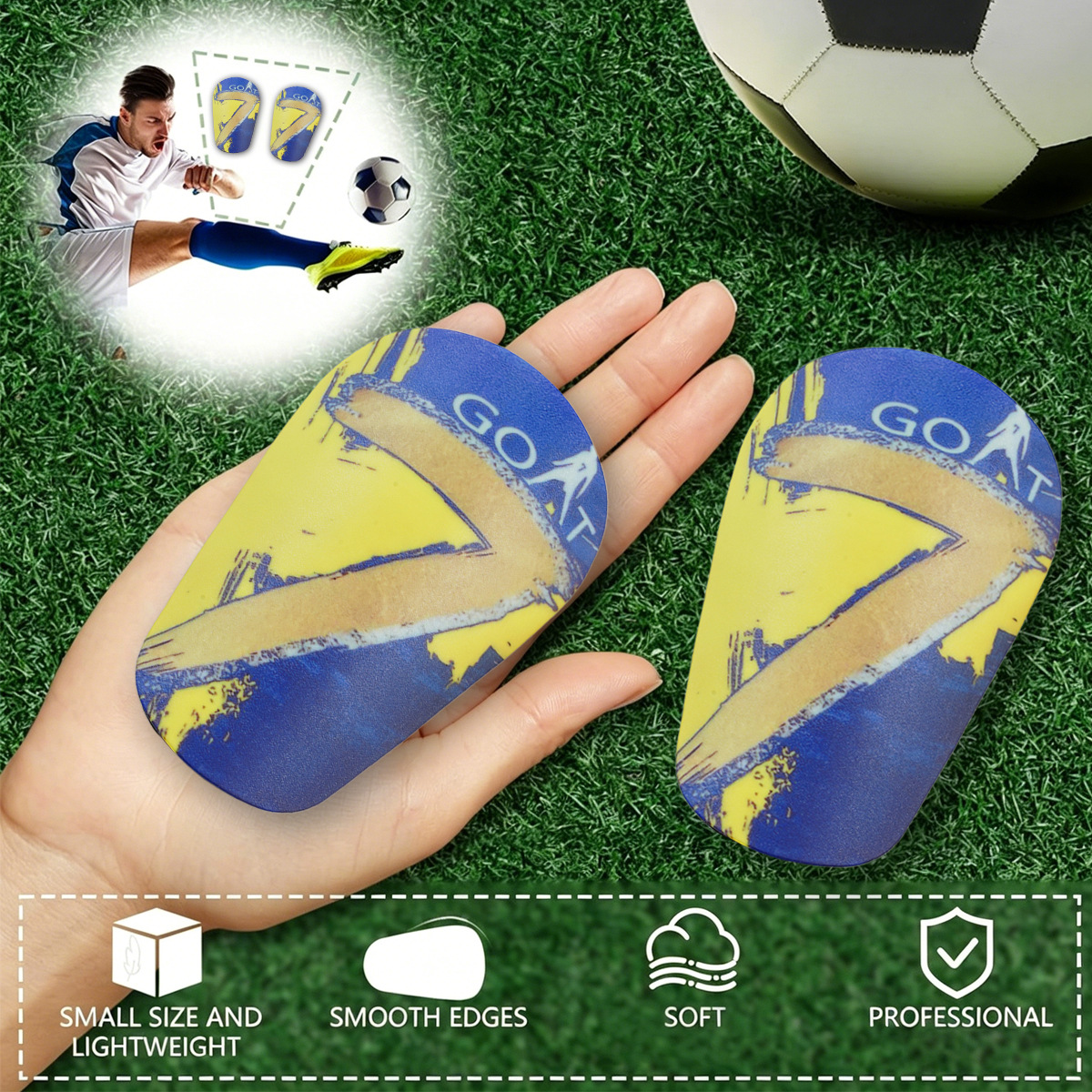 Football Shin Guard Children's and Adult Sports Protection Insert