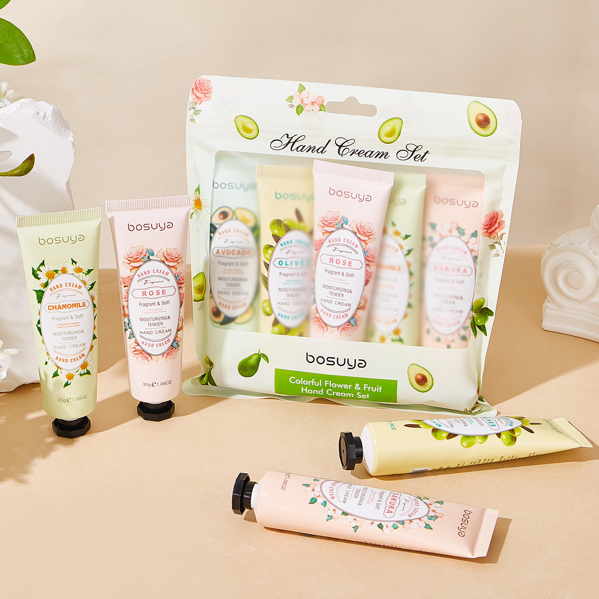 B2153 핸드크림 5팩 (수출 전용 제품, 국내 판매 금지, 구매시 당사 고지사항 불이행에 해당)