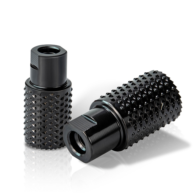 Amoladora angular cabeza de molienda carpintería abridor de agujeros especiales madera dura peeling cabeza de madera maciza escariando herramienta de molienda de doble propósito artefacto