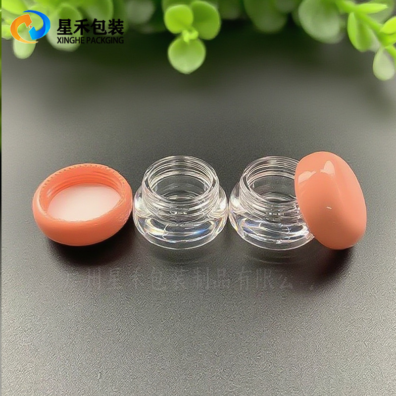 厂家批发蘑菇型唇膜罐果冻唇泥可批发眼霜液体眼影腮红面霜分装瓶|undefined