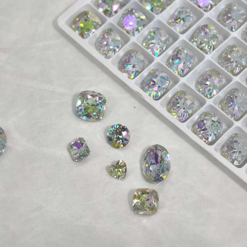 Summer Cherry Blossom Pink Star Zircon Collection Super Shiny Fire-Colored Ice Candy Fat Square Egg-Shaped Pointed Bottom Nail Art Rhinestones DIY Accessories Summer Cherry Blossom Pink Star Zircon Collection Super Shiny Fire-Colored Ice Candy Fat Square Egg-Shaped Pointed Bottom Nail Art Rhinestones DIY Accessories