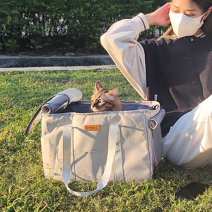 Cat Bag Outgoing Carrying Bag Shoulder Portable Pet Bag Breathable Large Capacity Small Dog Carrying Bag Cat Outgoing Bag