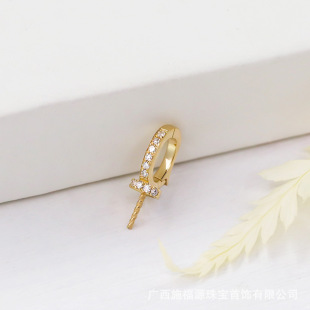 Shifu Yuan 18K Gold Accessories Au750 Inlaid with Diamonds and Seawater Pearls Jewelry Pendant Necklace Custom-Made