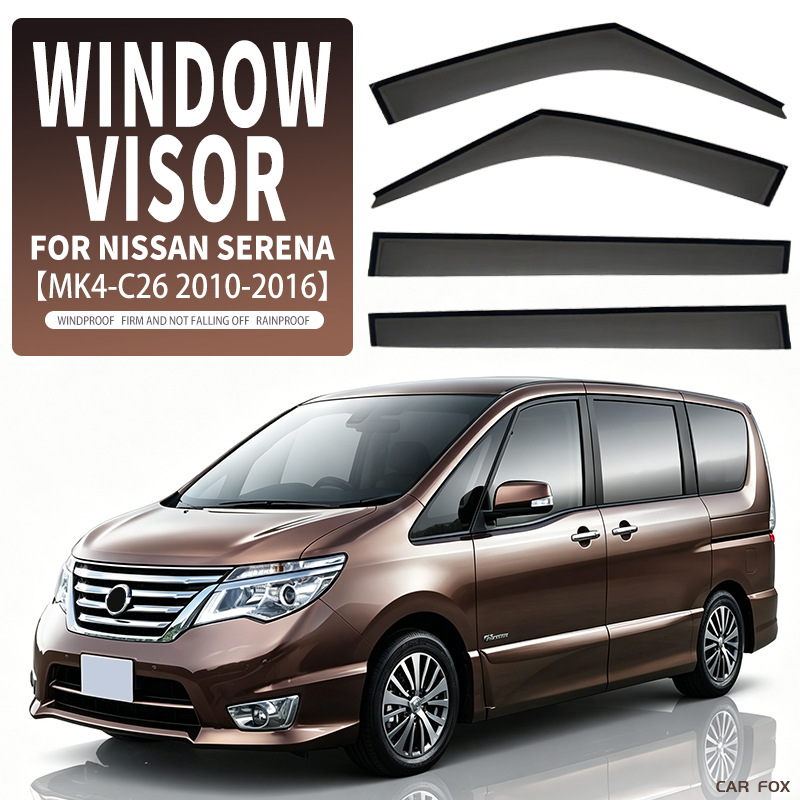 Suitable for Nissan Serena C27 C28 Window Visor Serena Rain Shield