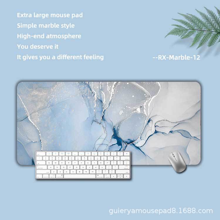 Alfombrilla de ratón con diseño de mármol estilo nórdico, antideslizante, ideal para oficina o escritorio