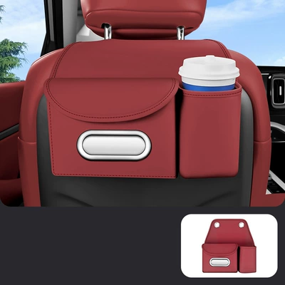 Car tissue box, seat Car tissue box/set - volcanic-red