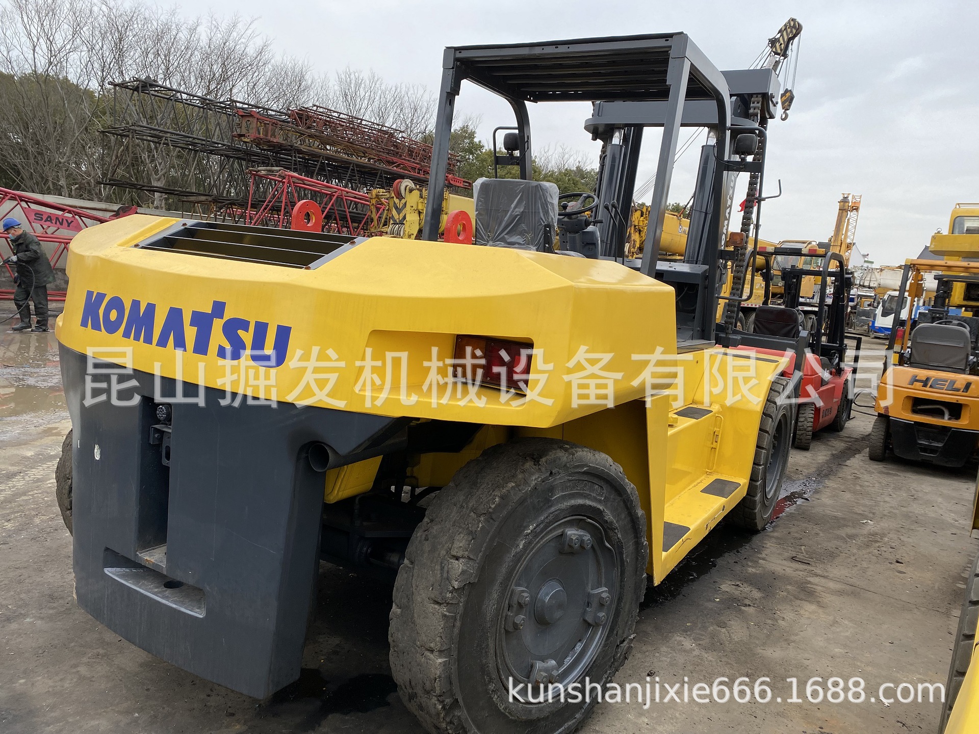 forklift komatsu二手小松叉车16吨 现货出口