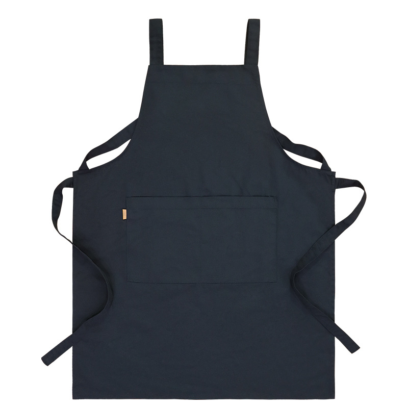 Transfronterizos Amazon publicidad delantal de lona logo personalizado cocina ropa de trabajo de cocina casa delantal impermeable al por mayor