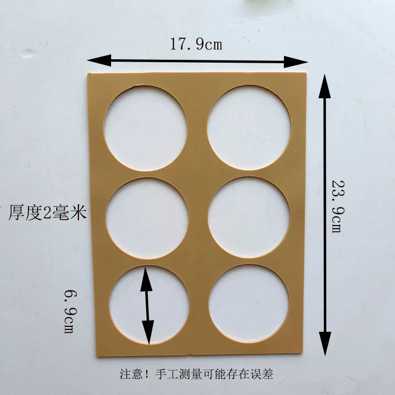 White compact silicone mold, acrylic food silicone