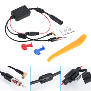 Factory Direct Ant-208 3 in 1 Car Radio Antenna Fm Am Dab Antenna Signal Amplifier