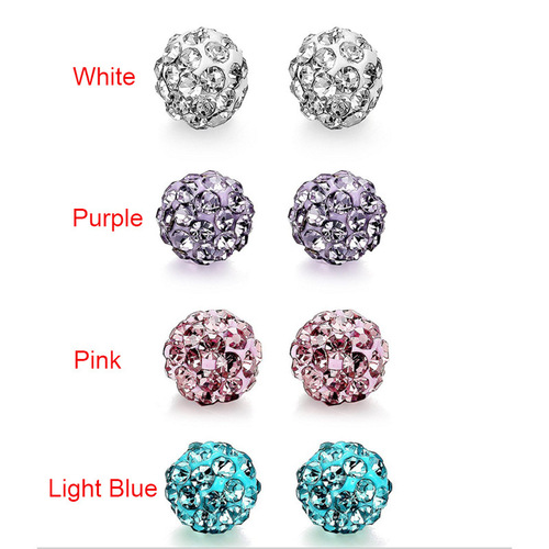 European and American stainless steel diamond-encrusted tongue nails, tongue rings, nipple nails, ear bone nails, nose nails, body piercing jewelry, cross-border piercing