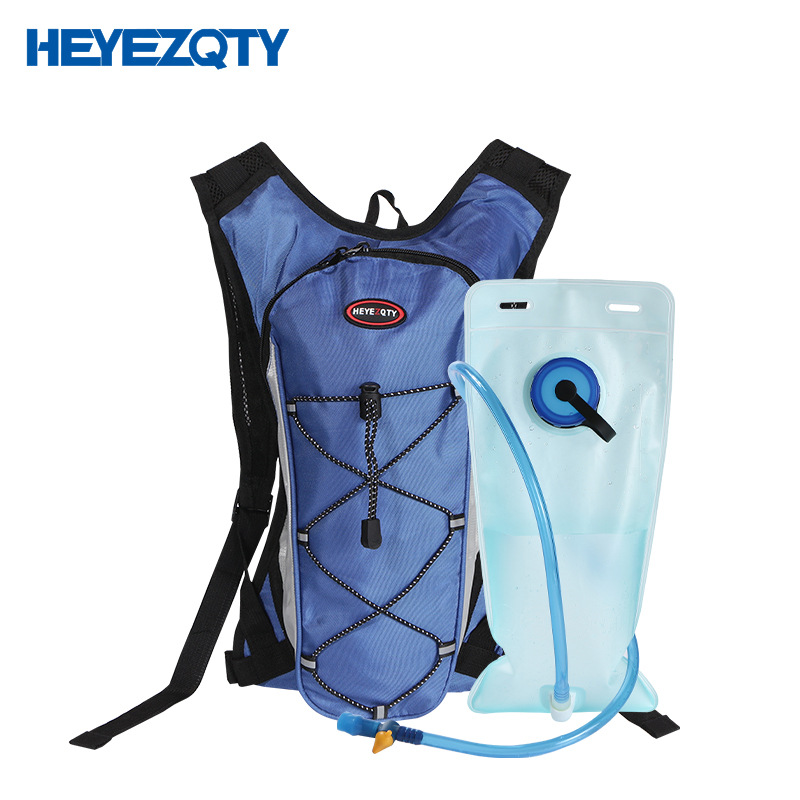 Outdoor cycling backpack, nylon backpack, bicycle riding water bag backpack, off-road hiking sports water bag backpack, wholesale