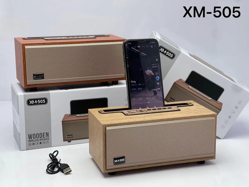 XM-505無線bluetoothスピーカー大音量デスクトップ木製レトロラジオミニポータブル小型オーディオ|undefined