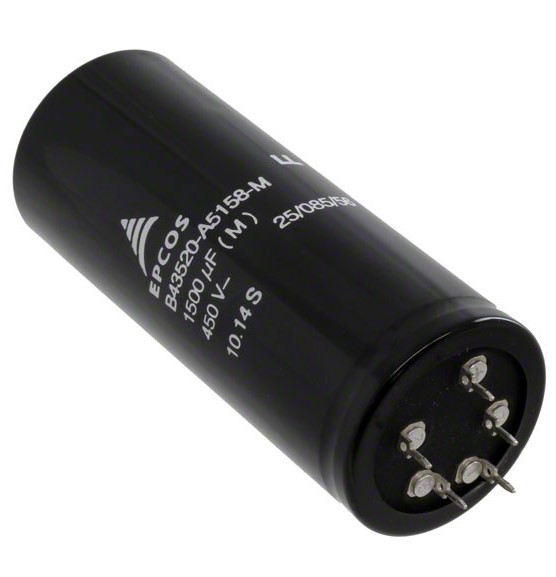 B43520A5108M000描述1000UF 20% 450V RADIAL铝电解电容器