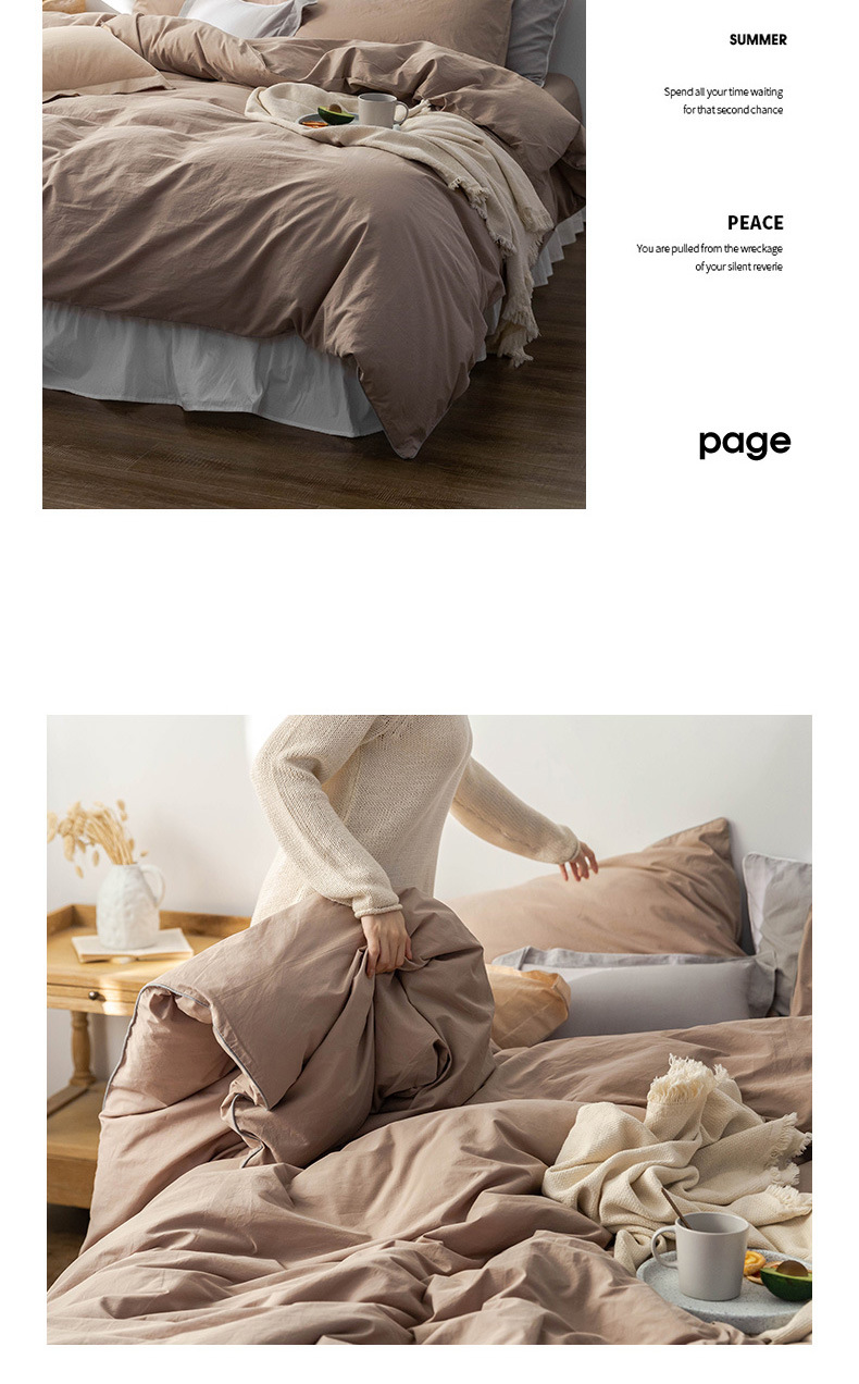 Conjunto de capa de edredão em algodão estilo retro nórdico_voghion.com