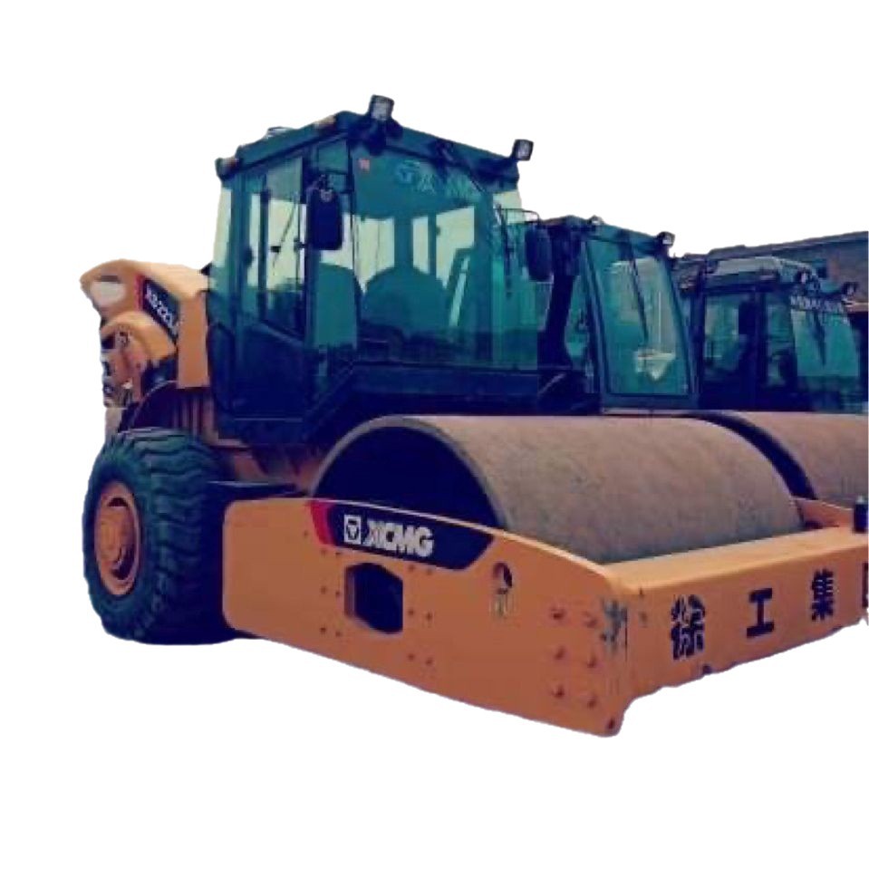 Exportaciones nacionales y extranjeras de segunda mano XCMG 20 toneladas 22 toneladas 26 toneladas rodillos de carretera tres países cuatro motores