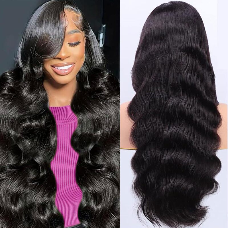 Wavy Lace Front Wig, Transparent High-Definition Lace, Uncut, Glue-Free Connection Wig