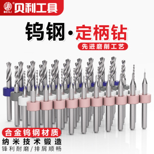 Bailey PCB alloy tungsten steel twist drill small fixed handle drill 0.20.5-3.0 mm0.8/1/1.5/2 set drill bit