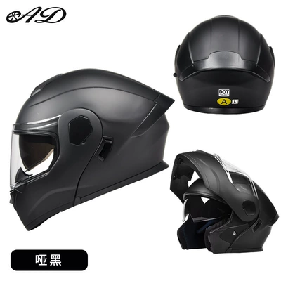 Helmet, Motorcycle Safety Supplies - yahei-3cdot-certified-hd-mirror-m-55-56-head-circumference