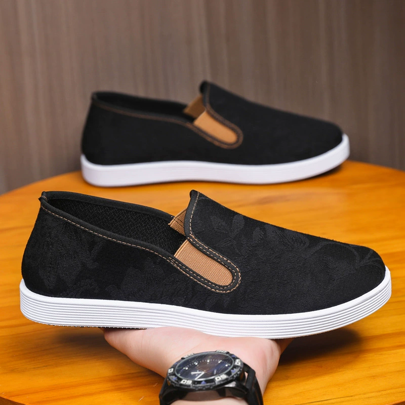 Внешняя торговля новая старая пекинская обувь из ткани повседневная мода обувь с принтом педали, удобная легкая и дышащая обувь на толстой подошве