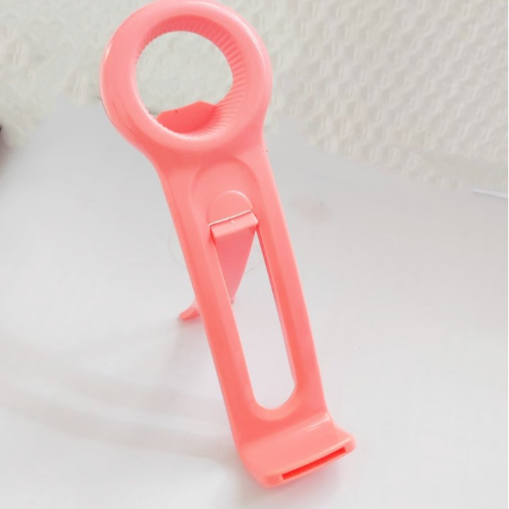 휴대폰 거치대 병따개(핑크)