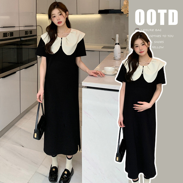 Summer elegant long skirt for pregnant