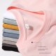 2024 spring and summer new 180g short sleeve T-shirt men's solid color cotton T-shirt round neck loose half sleeve bottoming shirt men's clothing