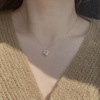 Pendant from pearl, fresh universal necklace, Japanese and Korean, simple and elegant design