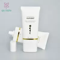50ml Косметика Квадратная плоская трубка Упаковка солнцезащитный крем Шланг PE пластиковый композитный