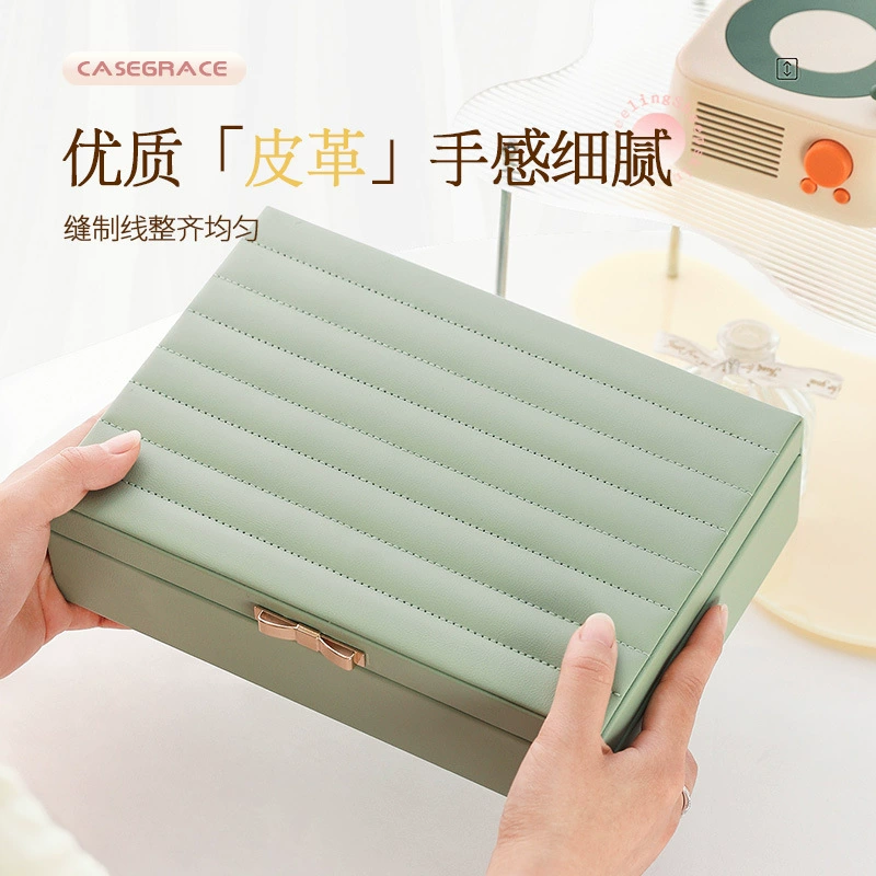 Емкая система хранения, серьги, кольцо, роскошное ожерелье, украшения, аксессуар, шкатулка