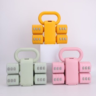 Multifunctional Dumbbell Two-In-One Fitness Home Women's Dumbbell Kettlebell Men's Adjustable Weight Training Kettle