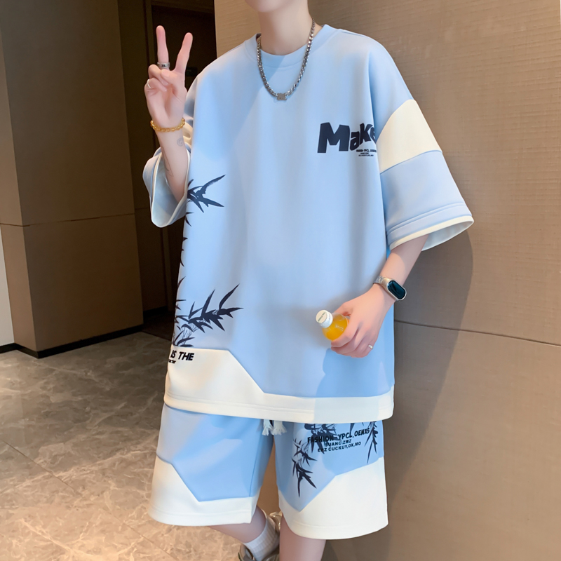 Tz6615 blue (short sleeves + shorts) quality upgrade