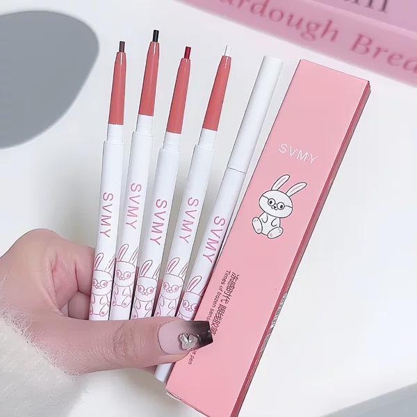 Cross-Border Hot-Selling Supply Rotating Svmy Colorful Eyeliner Gel Pen, Extremely Difficult to Smudge, Quick-Drying Outline Silkworm Pen