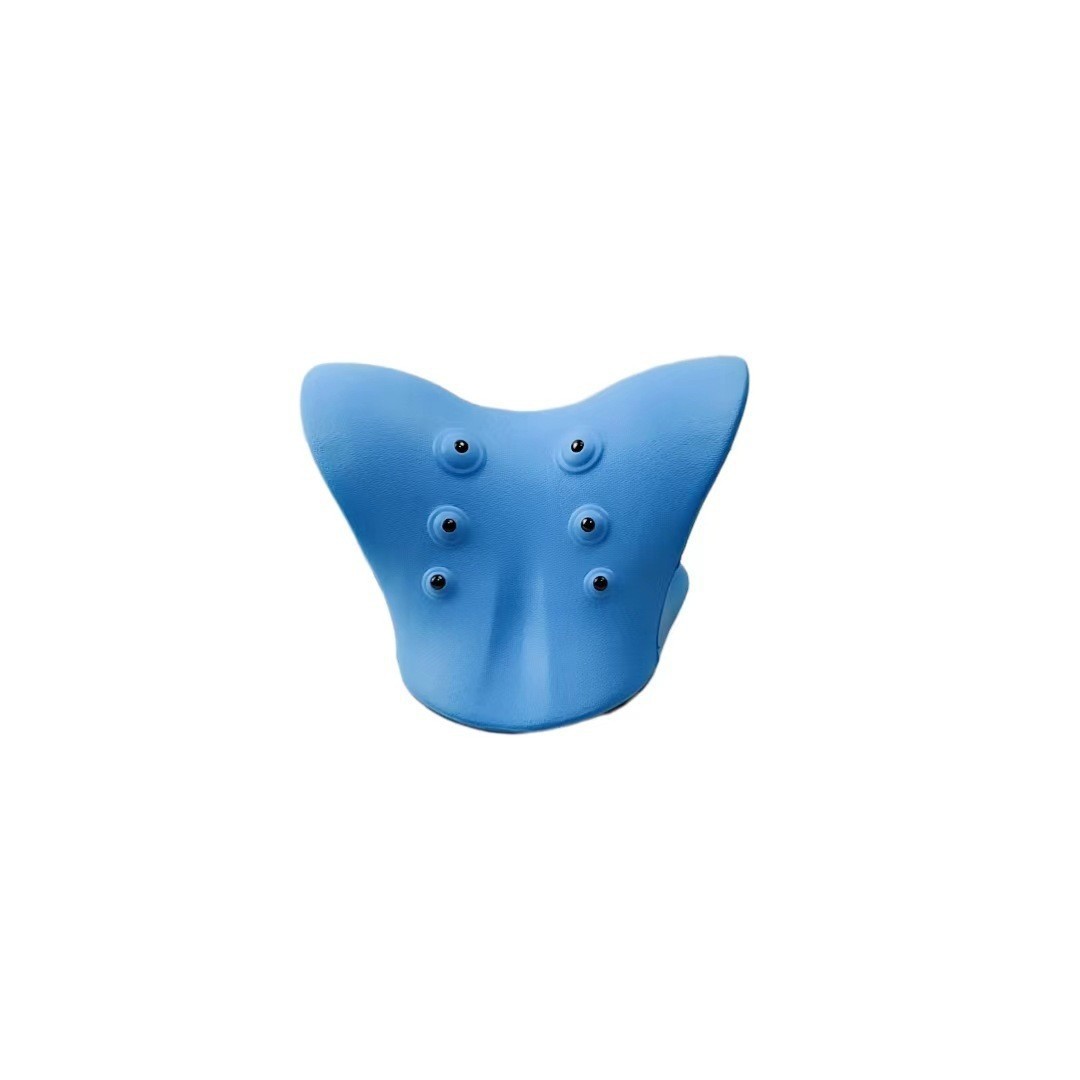 자기치료 C형 베개-블루