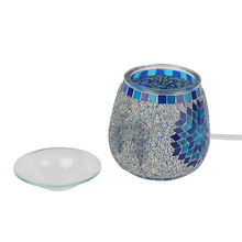 3D印花玻璃香薰灯跨境电商款创意礼品玻璃精油灯室内创意香薰炉