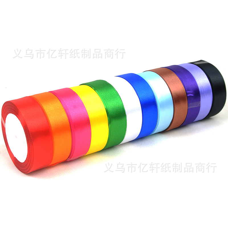 1,0 1,5 2.5 4cm cinta al por mayor OPP cinta de embalaje de regalo multicolor opcional