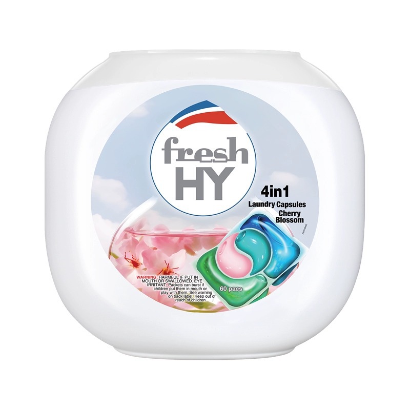 [핫스타일 60개입] 칭케신 10ml*60캡슐 4-in-1 프래그런스 세탁비즈(사쿠라)