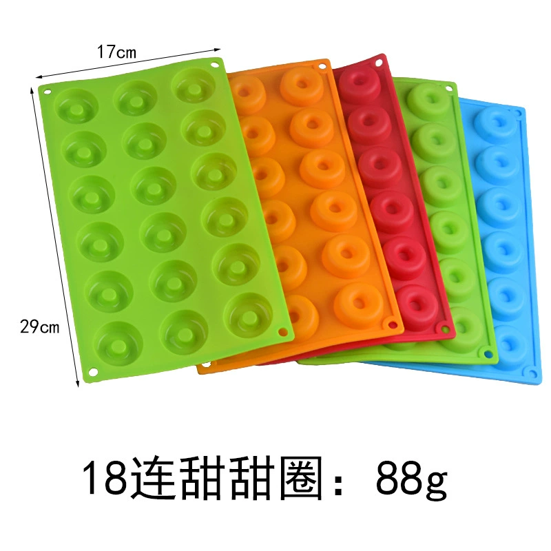 Silicone donut, compact silicone mold, increased thickness