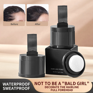Amazon's Hottest Hairline Powder Repair Shadow Filling Forehead Re-Hair Artifact Waterproof and Anti-Hancing Neutral Without Logo