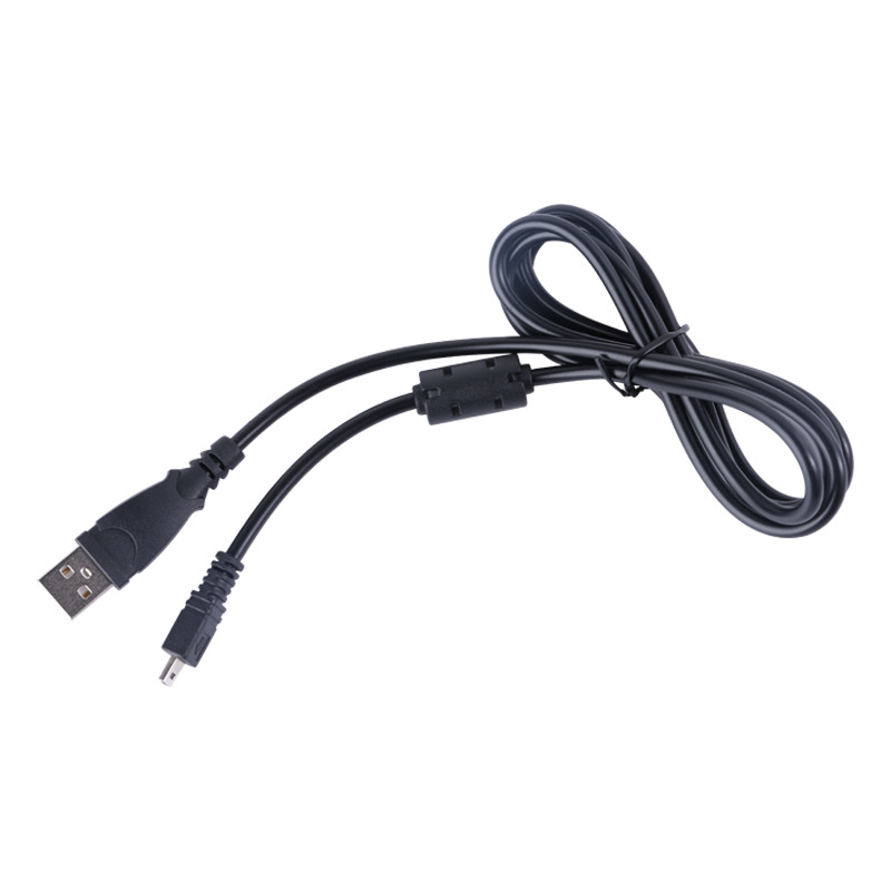 Para Nikon Sanyo Cámara digital Cable de datos Cable de datos Mini 8P Cable de carga USB